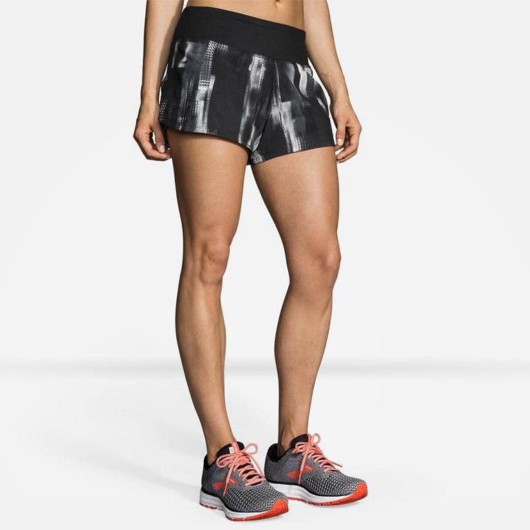Brooks Chaser 3 Women's Running Shorts - Grey (12674-KPLB)